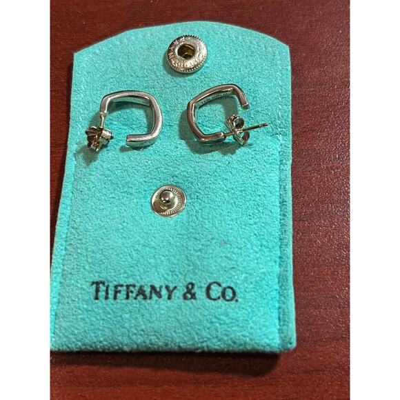 Tiffany And Co Frank Gehry Torque Earrings 2.82g